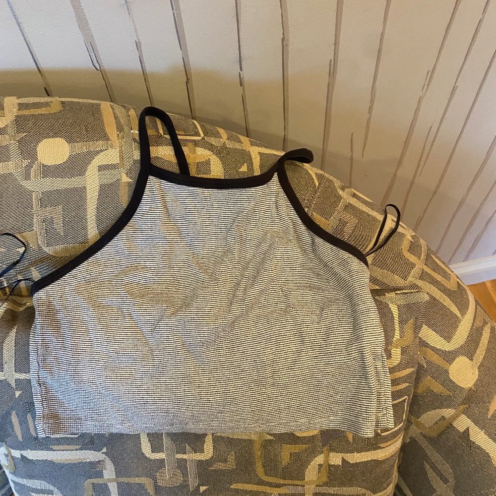 Pull & Bear Striped Crop Top